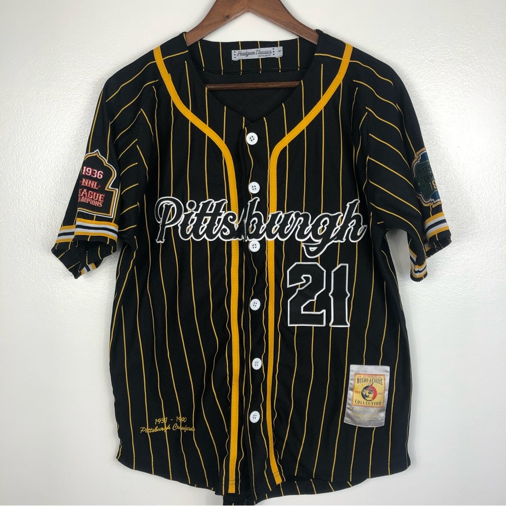 Headgear Classics Nostalgia Co. Pittsburg Crawfords Baseball Jersey Men’s Small